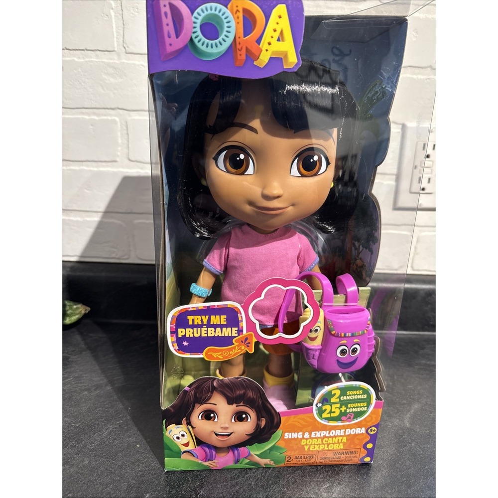 DORA the EXPLORER Sing & Explore Dora Doll 12" New